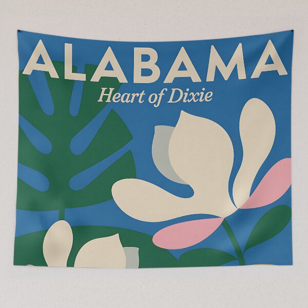 Item preview, Alabama - Travel Poster - USA designed and sold by PrintableTravel.