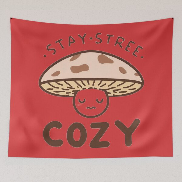 Item preview, Stay Cozy – Cottagecore Mushroom T-Shirt designed and sold by SassyGin.