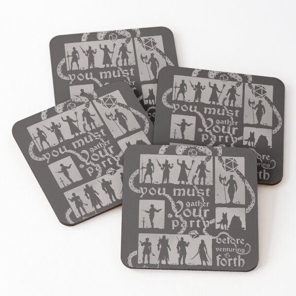 Item preview, Copy of Gather your party | DnD Party | Dungeons & Dragons (in twilight taupe) designed and sold by keyvei.