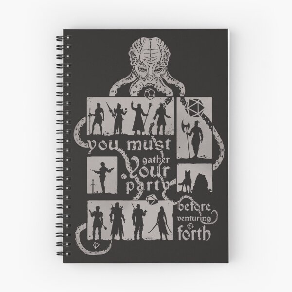 Item preview, Copy of Gather your party | DnD Party | Dungeons & Dragons (in twilight taupe) designed and sold by keyvei.