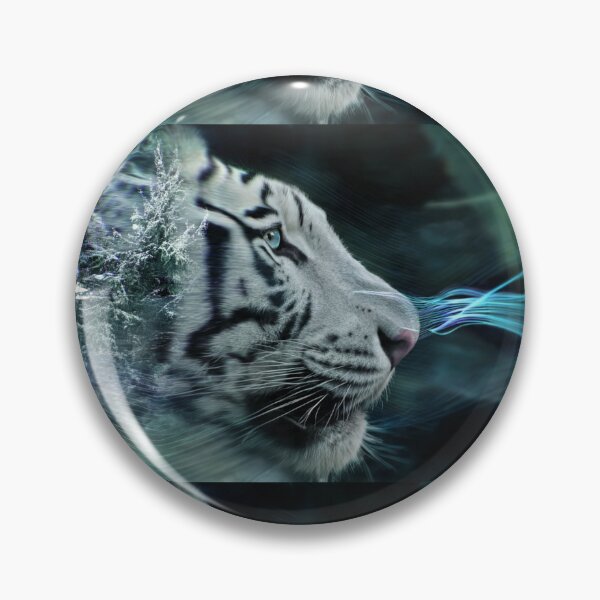 Item preview, Spirit of the Frozen Forest – White Tiger of Winter designed and sold by TreatLLC.