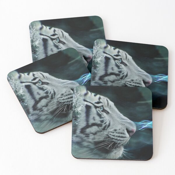 Item preview, Spirit of the Frozen Forest – White Tiger of Winter designed and sold by TreatLLC.