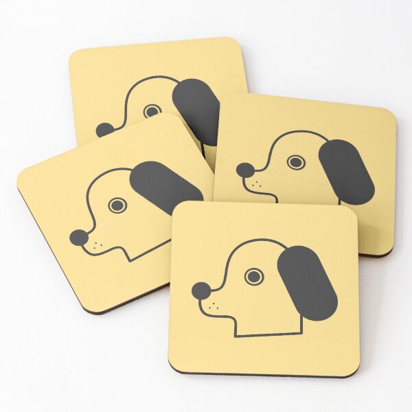 Item preview, Minimalist dog head designed and sold by DryToastStudio.
