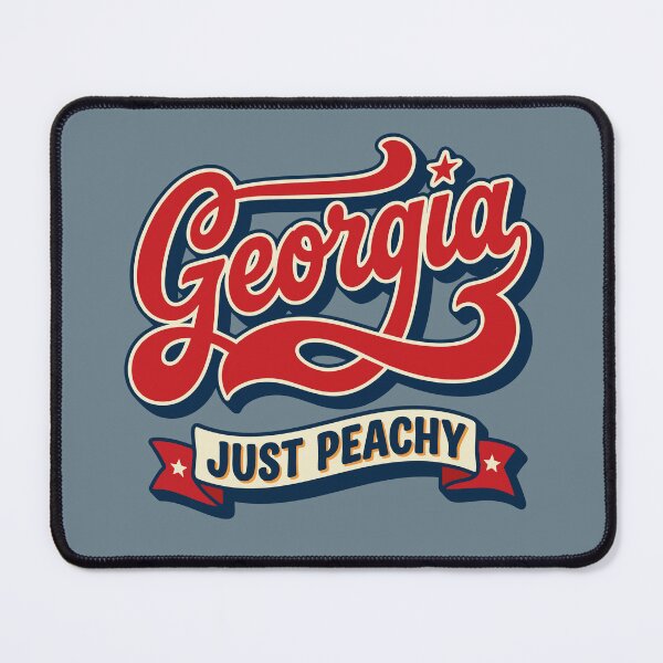 Item preview, Georgia Just Peachy | Retro Vintage Southern Pride designed and sold by Cozy-Old-Pub.