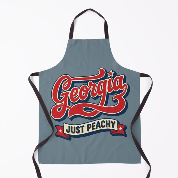 Item preview, Georgia Just Peachy | Retro Vintage Southern Pride designed and sold by Cozy-Old-Pub.