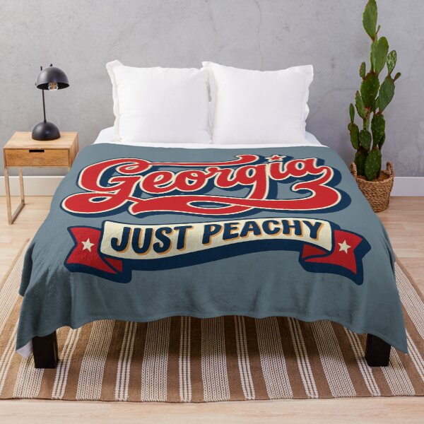 Item preview, Georgia Just Peachy | Retro Vintage Southern Pride designed and sold by Cozy-Old-Pub.