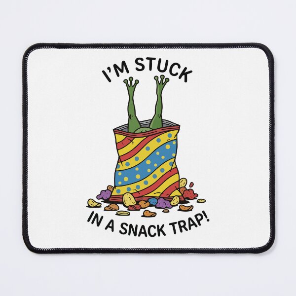 Item preview, Funny Hungry Frog Stuck in a Bag of Chips designed and sold by Floomart.
