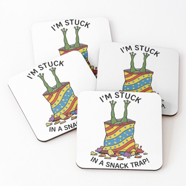 Item preview, Funny Hungry Frog Stuck in a Bag of Chips designed and sold by Floomart.