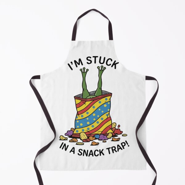 Item preview, Funny Hungry Frog Stuck in a Bag of Chips designed and sold by Floomart.