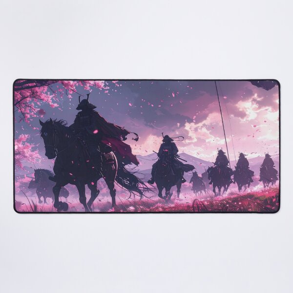 Item preview, Samurai Sakura — Epic Hanami Riders designed and sold by Schoenenwald - Illustrations Uniques et Originales.