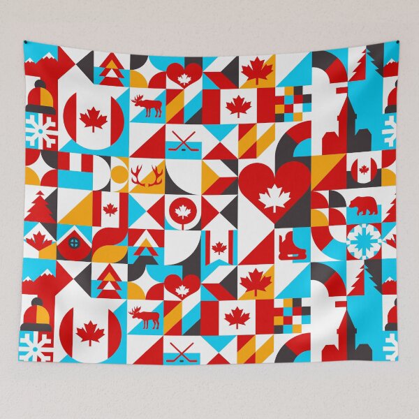 Item preview, Canada - Icon Patterns designed and sold by PrintableTravel.