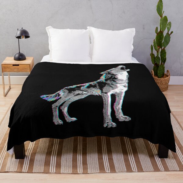 Item preview, Wolf Wildlife Forest Animal Lover Graphic Motif Design Retro Premium Tri-Blend designed and sold by PamQBennett.