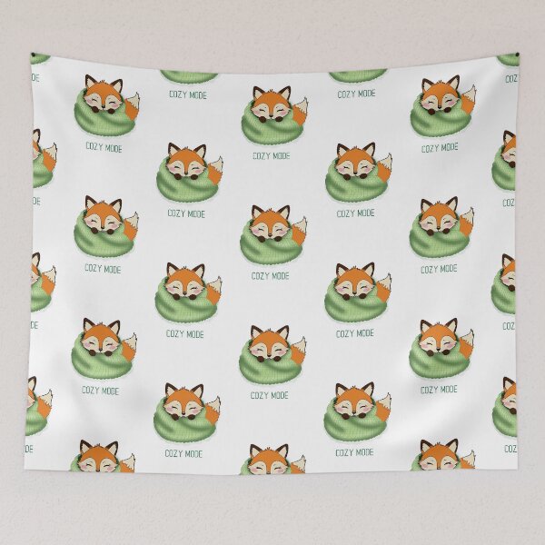 Item preview, Cozy Sleeping Fox designed and sold by SimoesArtistry.