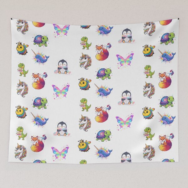 Item preview, Magic Rainbow Galaxy Friends designed and sold by The sticker haven.