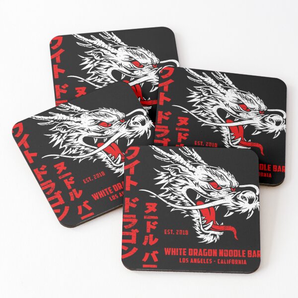 Item preview, White Dragon Noodle Bar (aged look)  designed and sold by TokyoKpop.