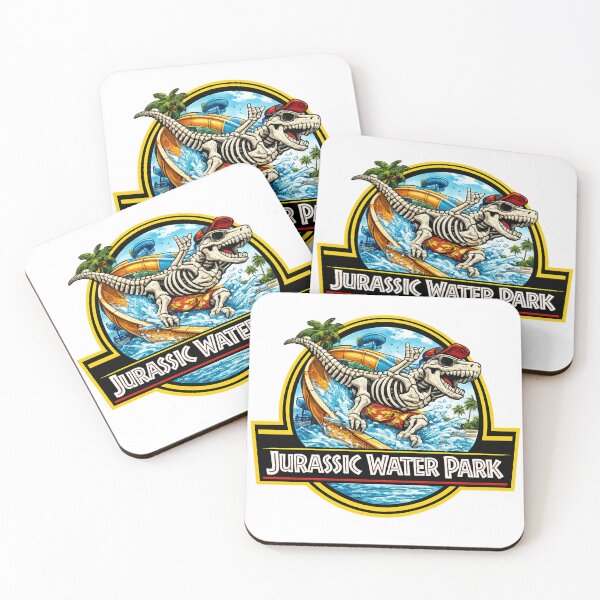 Item preview, Jurassic Water Park - Dino Waterslide designed and sold by Inappropriate Ink.