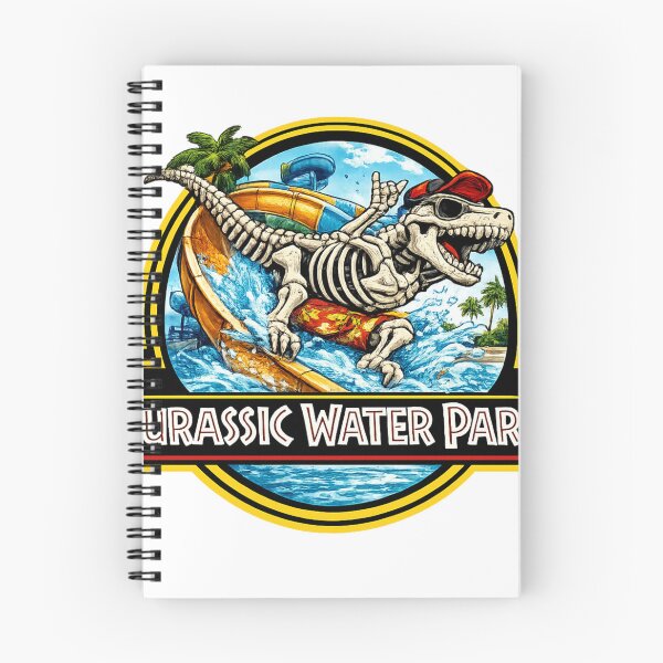 Item preview, Jurassic Water Park - Dino Waterslide designed and sold by Inappropriate Ink.