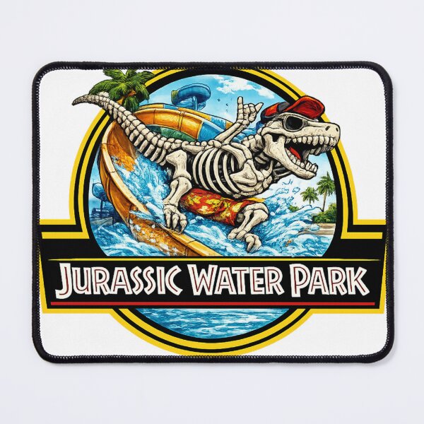 Item preview, Jurassic Water Park - Dino Waterslide designed and sold by Inappropriate Ink.