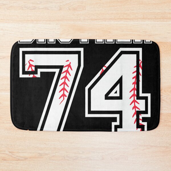 Item preview, Proud Brother Baseball Player Number 74 Sibling Support designed and sold by PamQBennett.