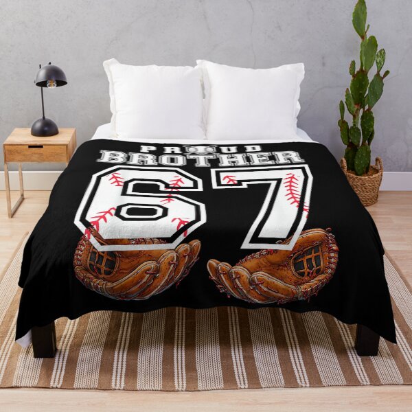 Item preview, Proud Brother Baseball Player Number 67 Sibling Support designed and sold by PamQBennett.