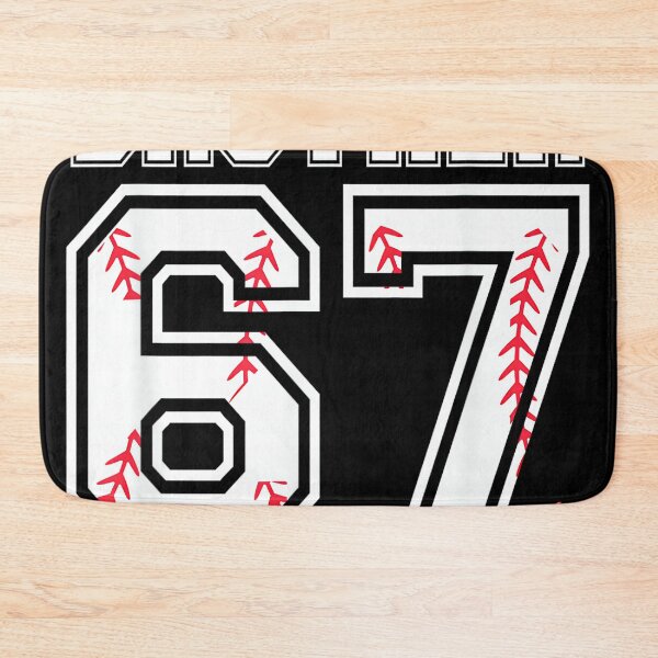 Item preview, Proud Brother Baseball Player Number 67 Sibling Support designed and sold by PamQBennett.