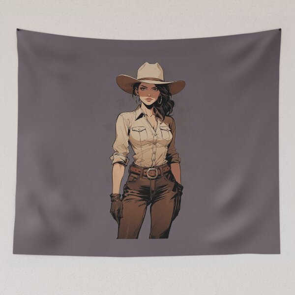 Item preview, Cowgirl designed and sold by ArtCraftLab.