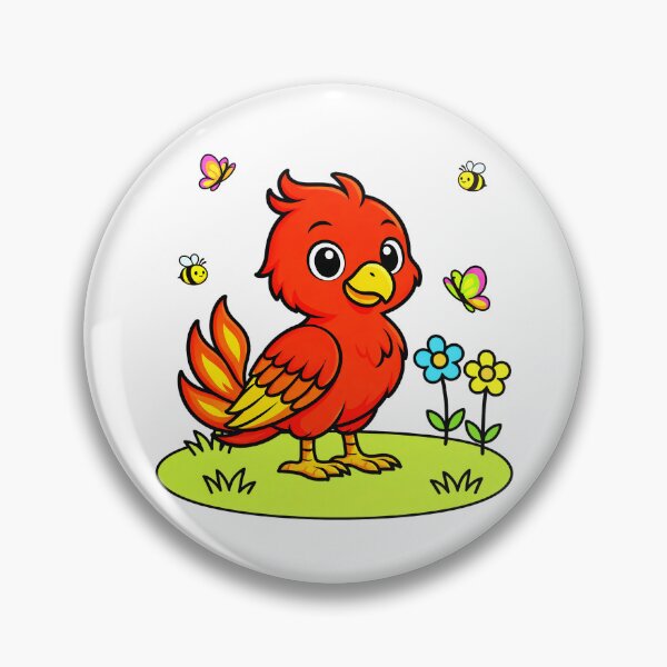 Item preview, Phoenix on a flower meadow for babies and toddlers designed and sold by Auralda-T-Shirt.