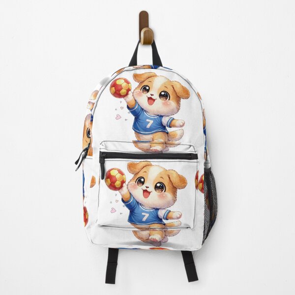 Item preview, Kawaii Puppy Playing Handball. designed and sold by Lylysun.