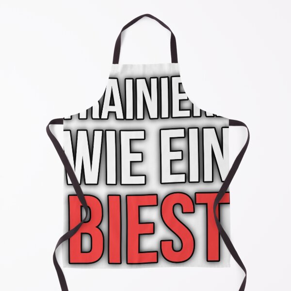 Item preview, Trainiere wie ein Biest Fitness Motivation Gym Spruch Bodybuilding Typografie designed and sold by ahfas86.