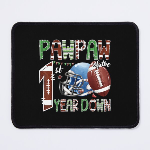 Item preview, Pawpaw of The Birthday Boy 1 Year Old Party Football designed and sold by PamQBennett.