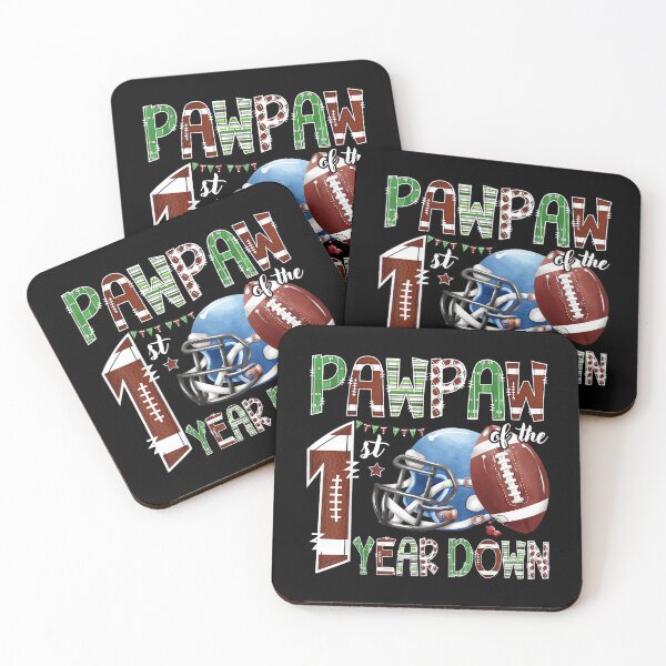 Item preview, Pawpaw of The Birthday Boy 1 Year Old Party Football designed and sold by PamQBennett.