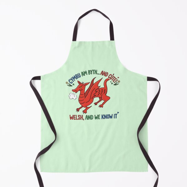 Item preview, Cute Welsh Dragon Doodle - "Cymru Am Byth" Wales Pride designed and sold by MiowandMolly.