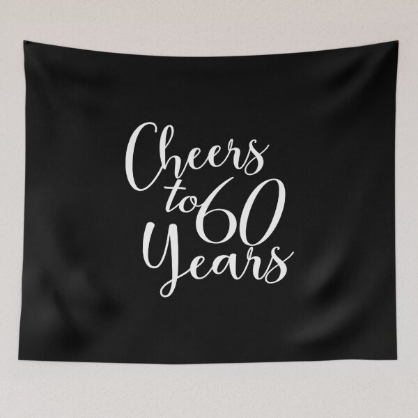 Item preview, Cheers To 60, Years Women Men Anniversary 60th Birthday designed and sold by PamQBennett.