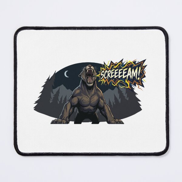Item preview, Scary Cougar Not A Woman Screaming Horror Meme designed and sold by Petzzz.