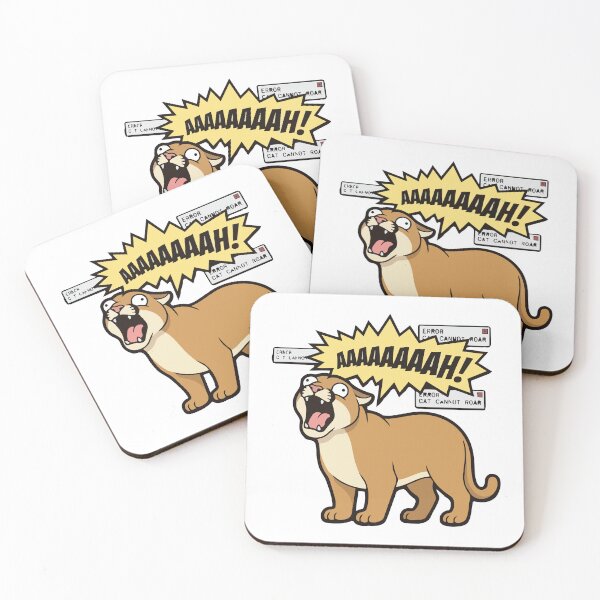 Item preview, Funny Puma Broken Cat Alarm Cannot Roar Meme designed and sold by Petzzz.