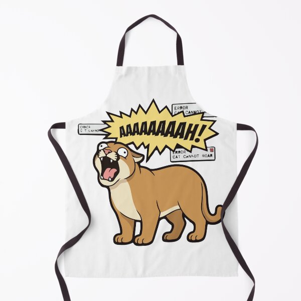 Item preview, Funny Puma Broken Cat Alarm Cannot Roar Meme designed and sold by Petzzz.