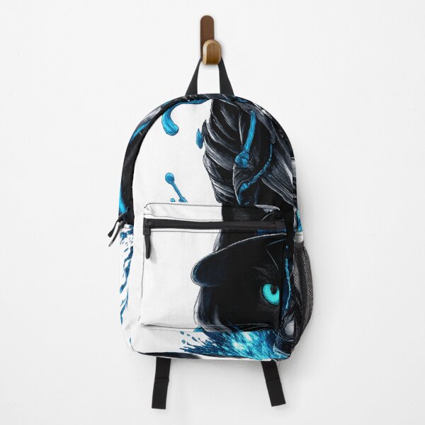 Item preview, Cyberpunk Cat Runner – Blue Neon Streetwear Cat designed and sold by jerskie_12tribes.
