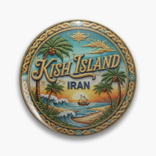 Item preview, Kish Island, Iran – Tropical beach, waves & sailboat designed and sold by Girih.