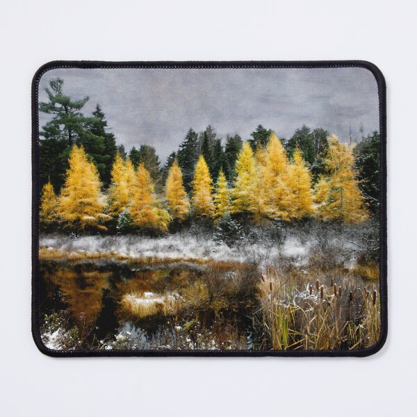Item preview, Cattails and Tamarack Under a Painted Sky designed and sold by Wayne King.