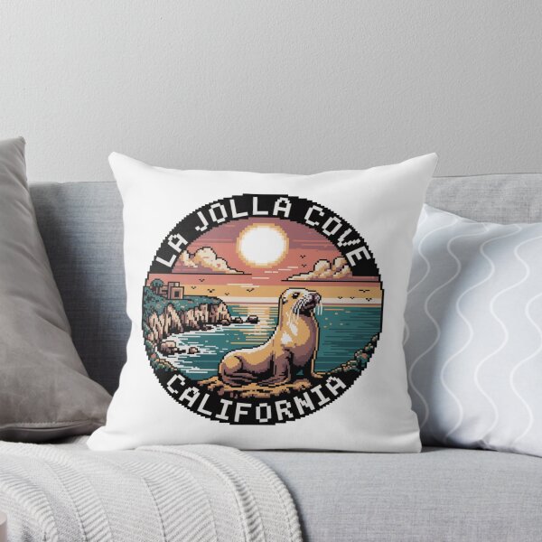 Item preview, La Jolla Cove California: Sea Lion Pixel Art designed and sold by CircinusStore.