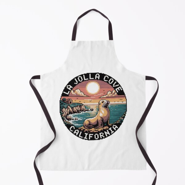 Item preview, La Jolla Cove California: Sea Lion Pixel Art designed and sold by CircinusStore.