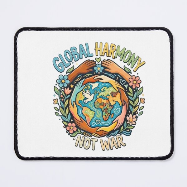Item preview, Global harmony not war  designed and sold by DoneAndDusted.