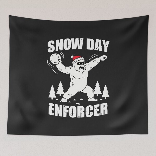 Item preview, Snow Day Enforcer: Funny Seasonal Snowstorm  designed and sold by Fliflat.