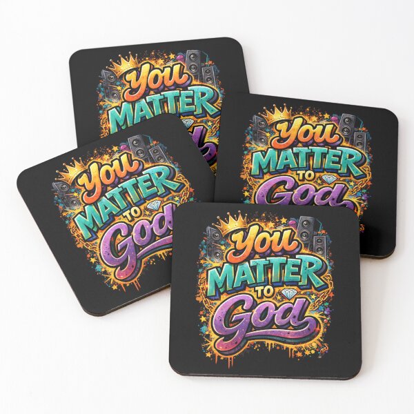 Item preview, You Matter to God – Christian Graffiti Streetwear Design designed and sold by ArtsBorn2Create.