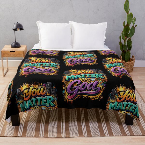 Item preview, You Matter to God – Christian Graffiti Streetwear Design designed and sold by ArtsBorn2Create.