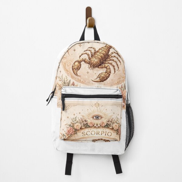 Item preview, Scorpio Zodiac Aesthetic Design – Golden Celestial Scorpion Astrology Art designed and sold by Sanika arts .