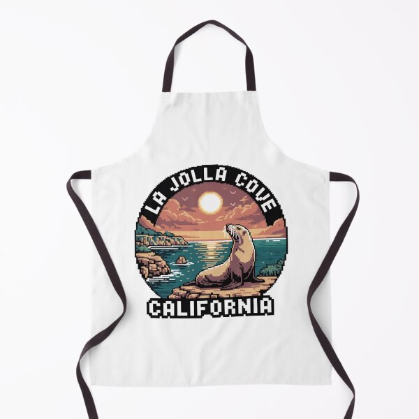 Item preview, La Jolla Cove California: Pixel Art Sea Lion designed and sold by CircinusStore.