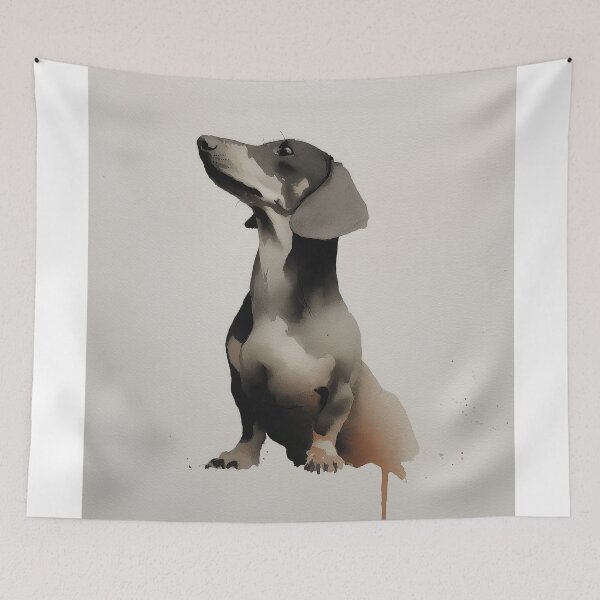Item preview, Dachshund in Watercolor Style designed and sold by lautir.