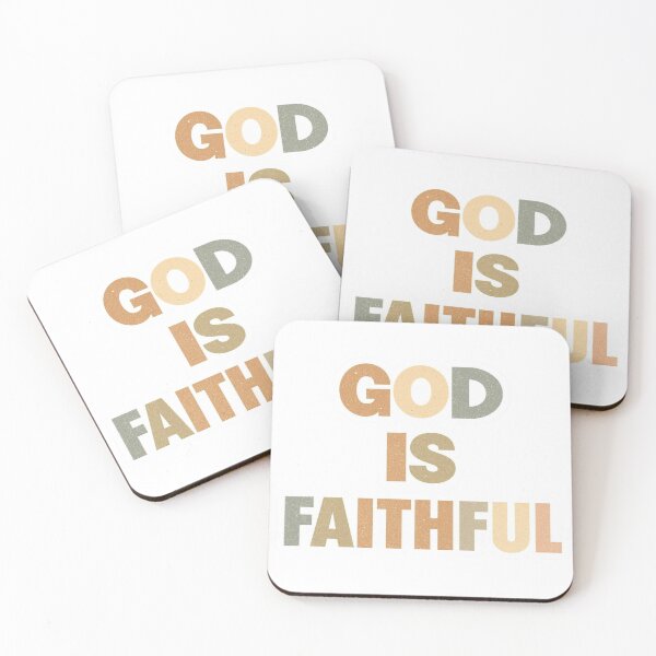 Item preview, God Is Faithful Christian Print designed and sold by Sunniz.