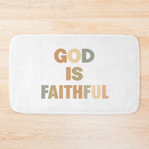 Item preview, God Is Faithful Christian Print designed and sold by Sunniz.